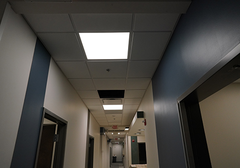 Hallway inside of Horizon Health